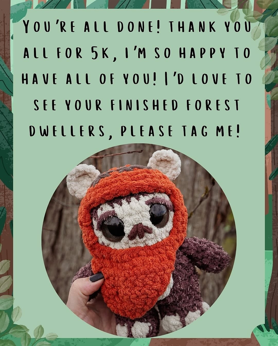 Crochet Your Own Mini Forest Dweller with This Free Pattern