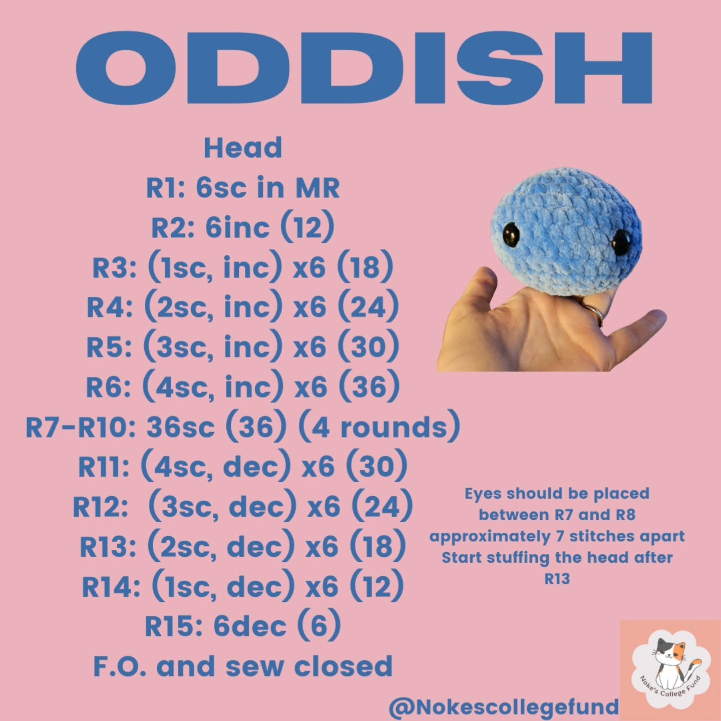 Crochet Your Own Oddish with This Free Pattern Guide