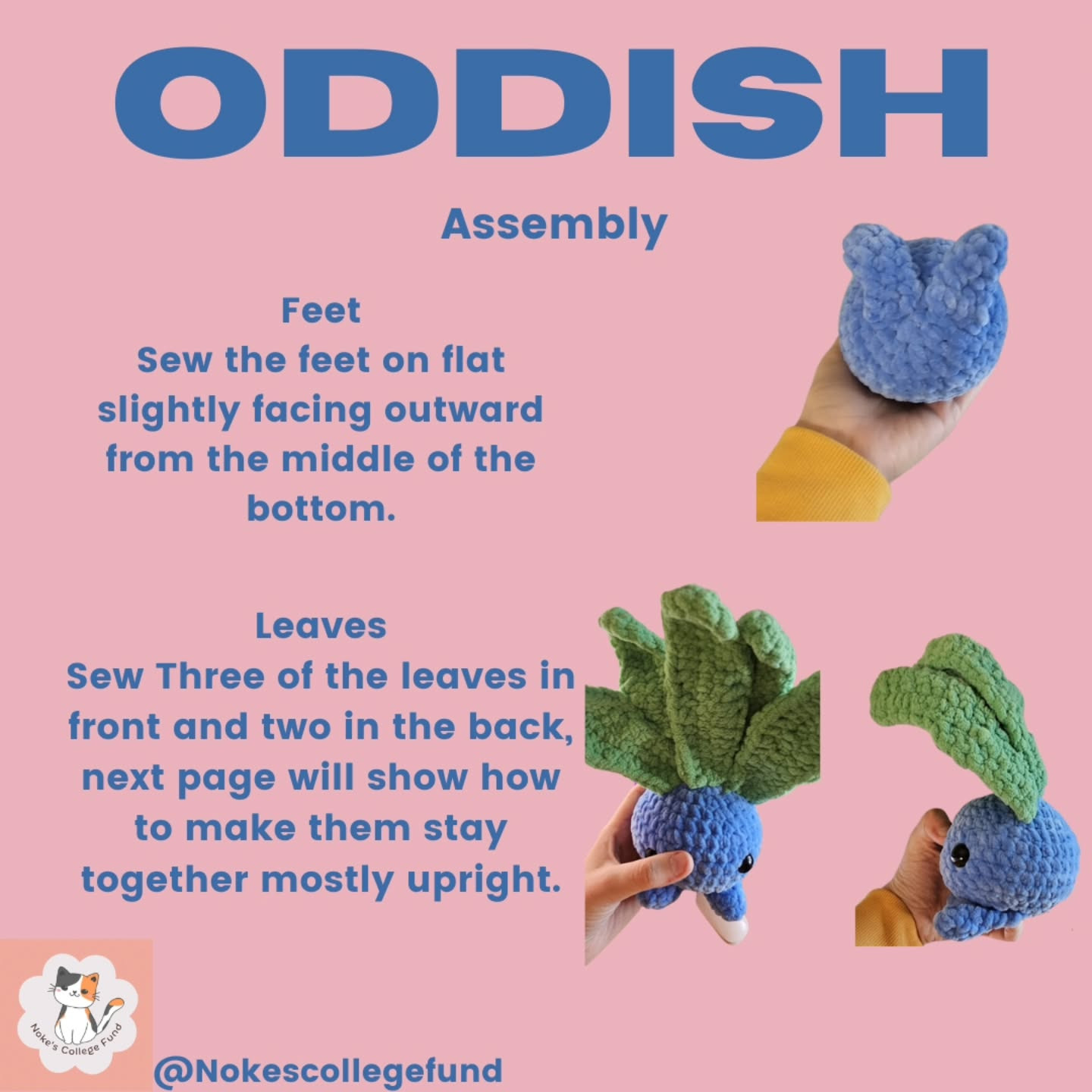 Crochet Your Own Oddish with This Free Pattern Guide