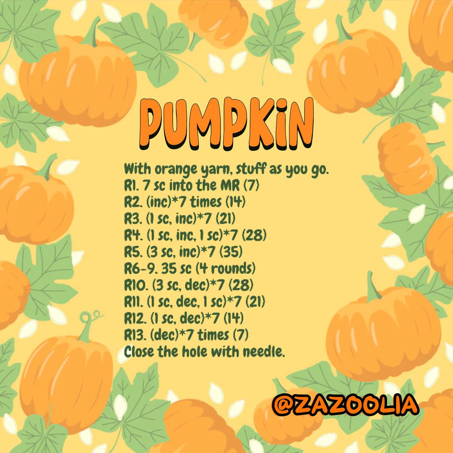 Crochet Your Own Pumpkins with This Free Pattern