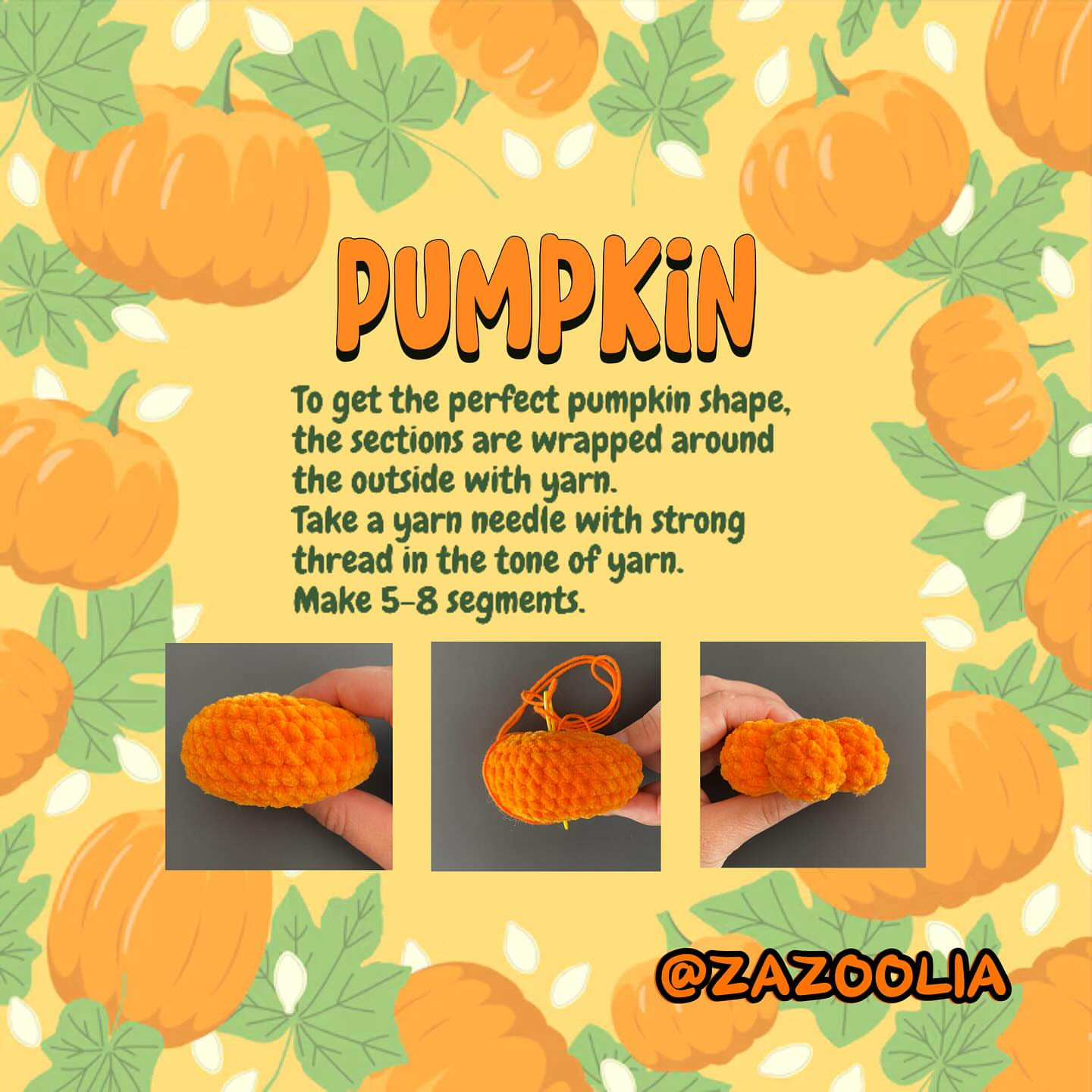 Crochet Your Own Pumpkins with This Free Pattern