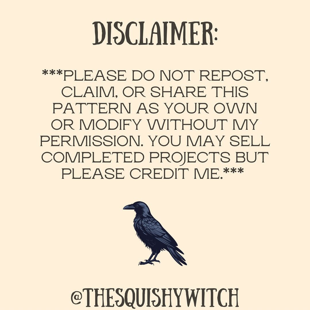 Crochet Your Own Raven Spud Mod with Free Pattern