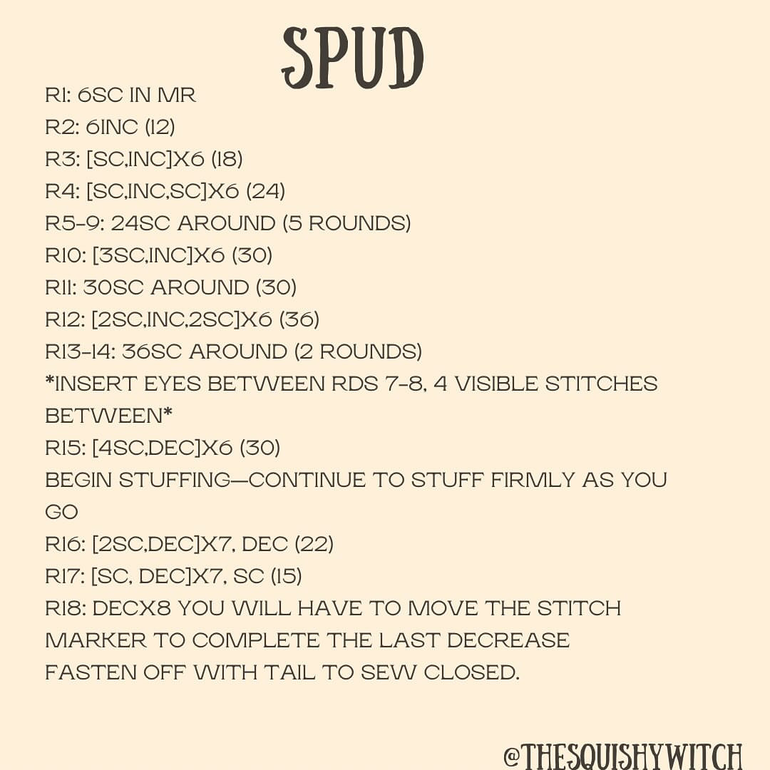 Crochet Your Own Raven Spud Mod with Free Pattern