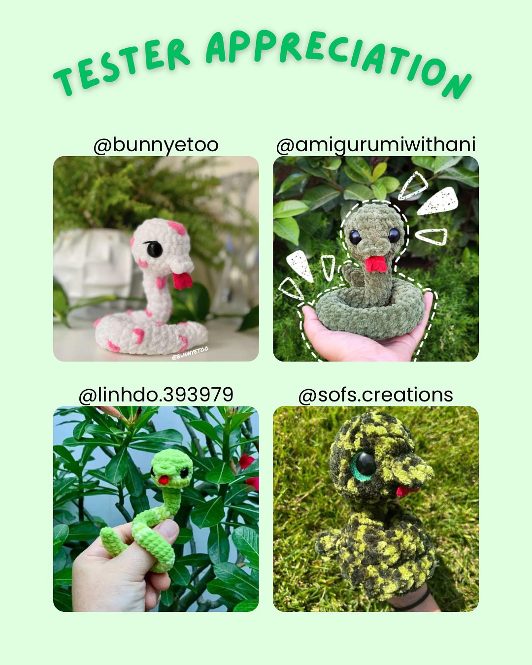 Crochet Your Own Sasha the Snake with Free Pattern