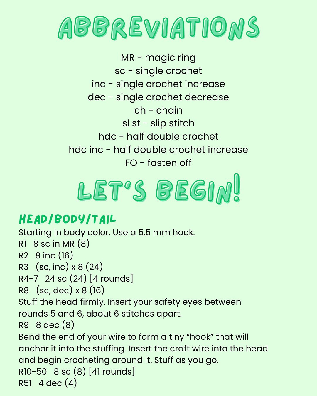 Crochet Your Own Sasha the Snake with Free Pattern