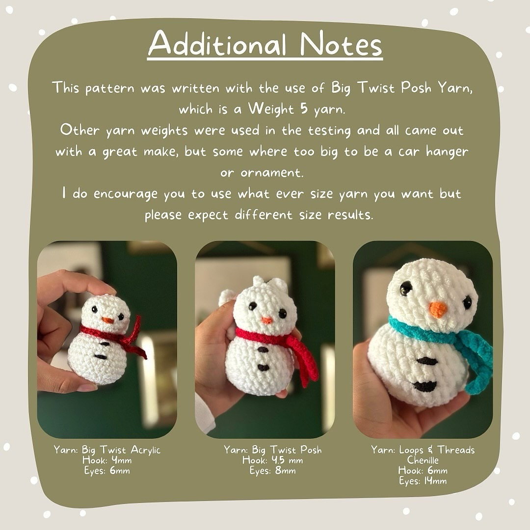 Crochet Your Own Snowman Car Hanger with This Free Pattern