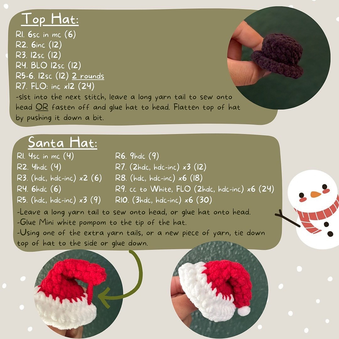 Crochet Your Own Snowman Car Hanger with This Free Pattern