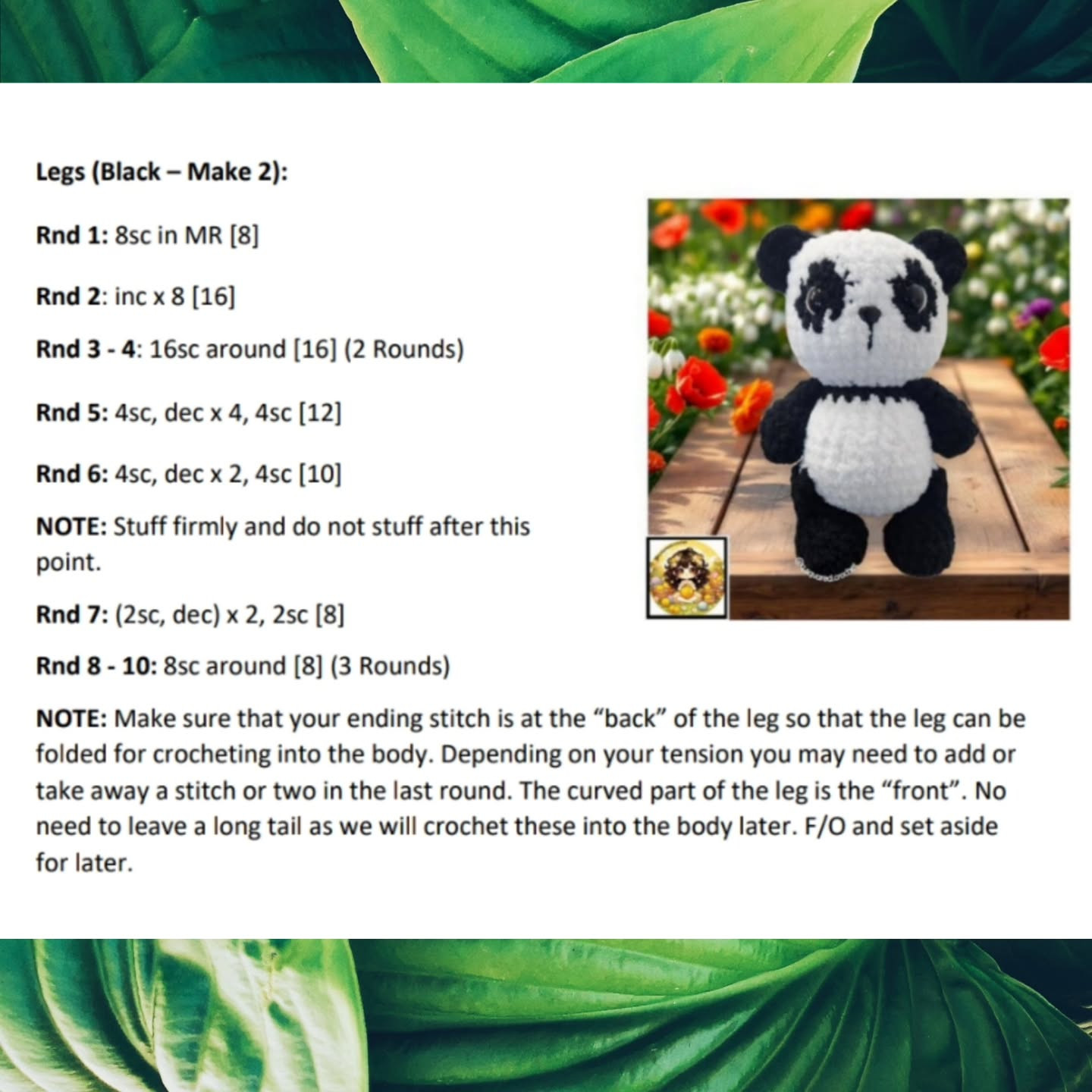 Cuddly Crochet Panda: Soft and Snuggly Companion