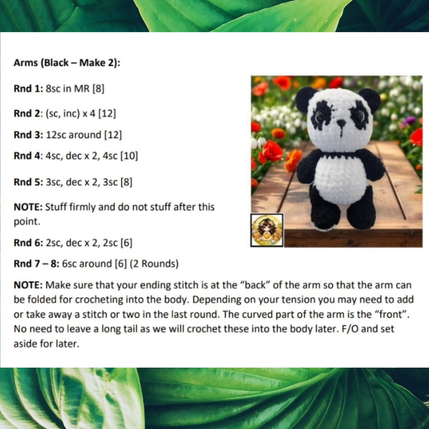 Cuddly Crochet Panda: Soft and Snuggly Companion