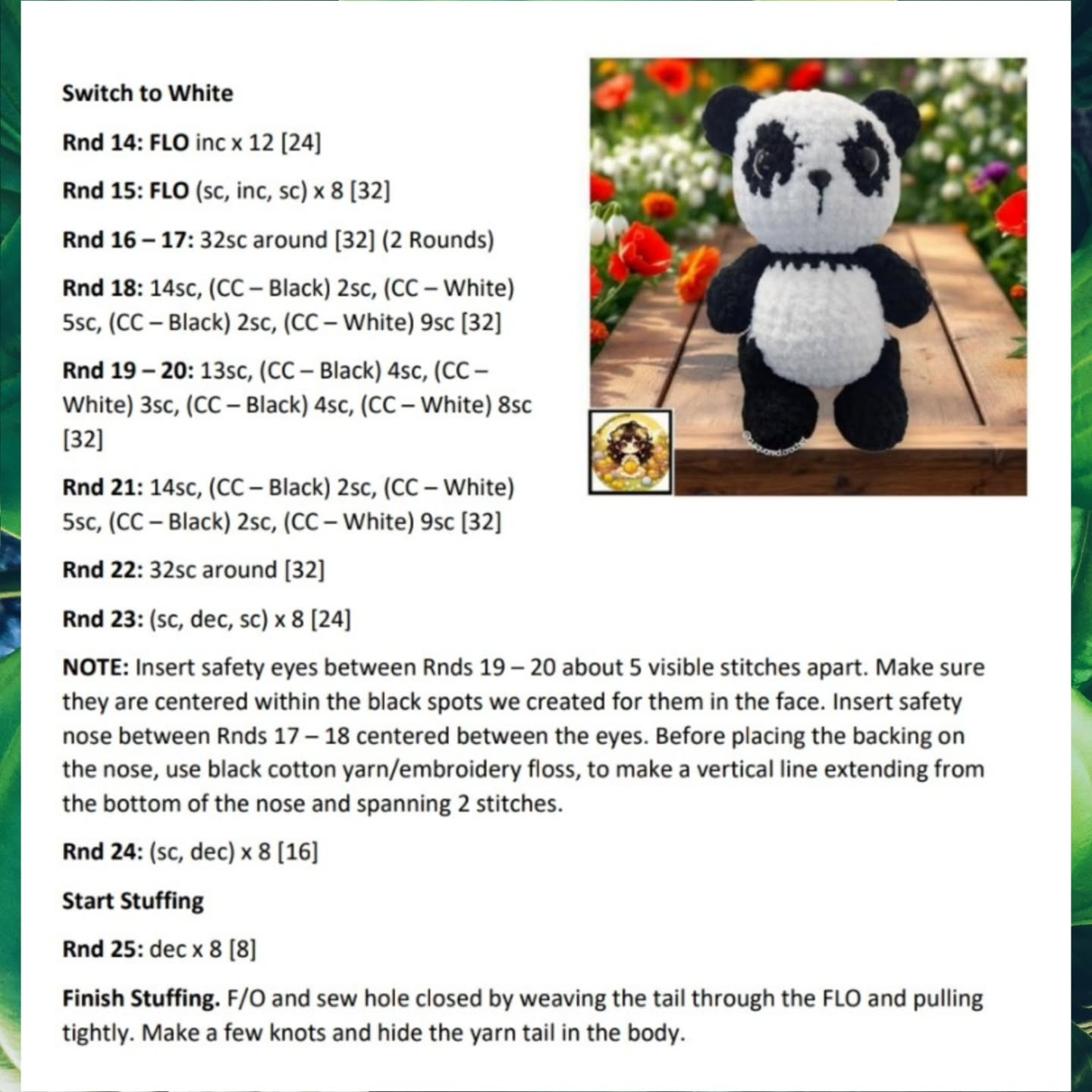 Cuddly Crochet Panda: Soft and Snuggly Companion