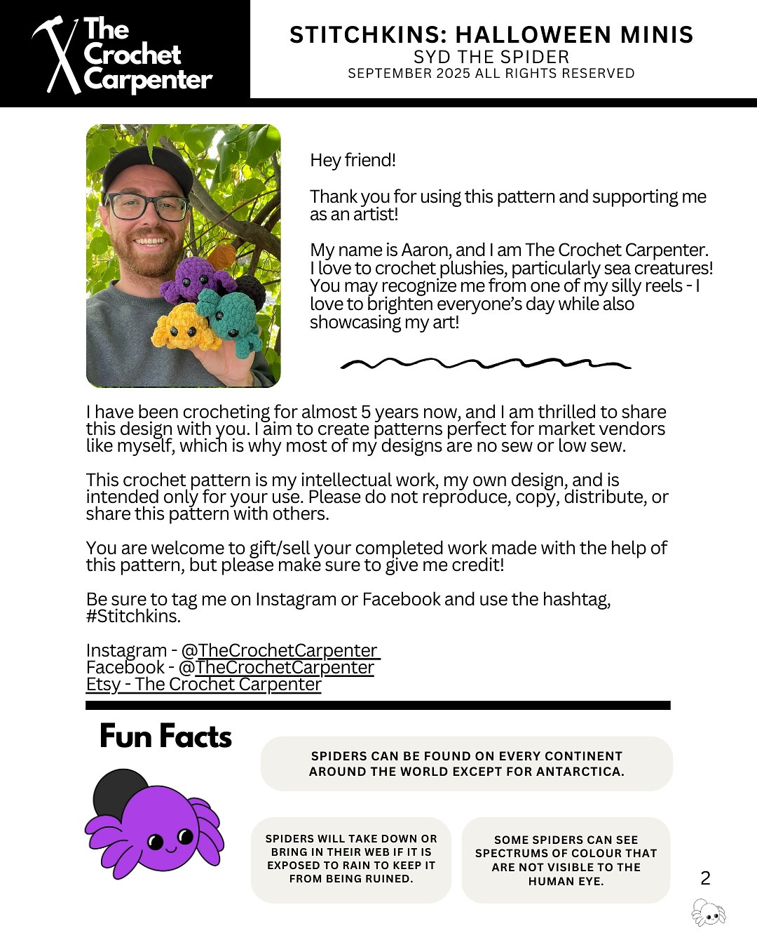 Cuddly Halloween Spider: Crochet Your Own Adorable Arachnid