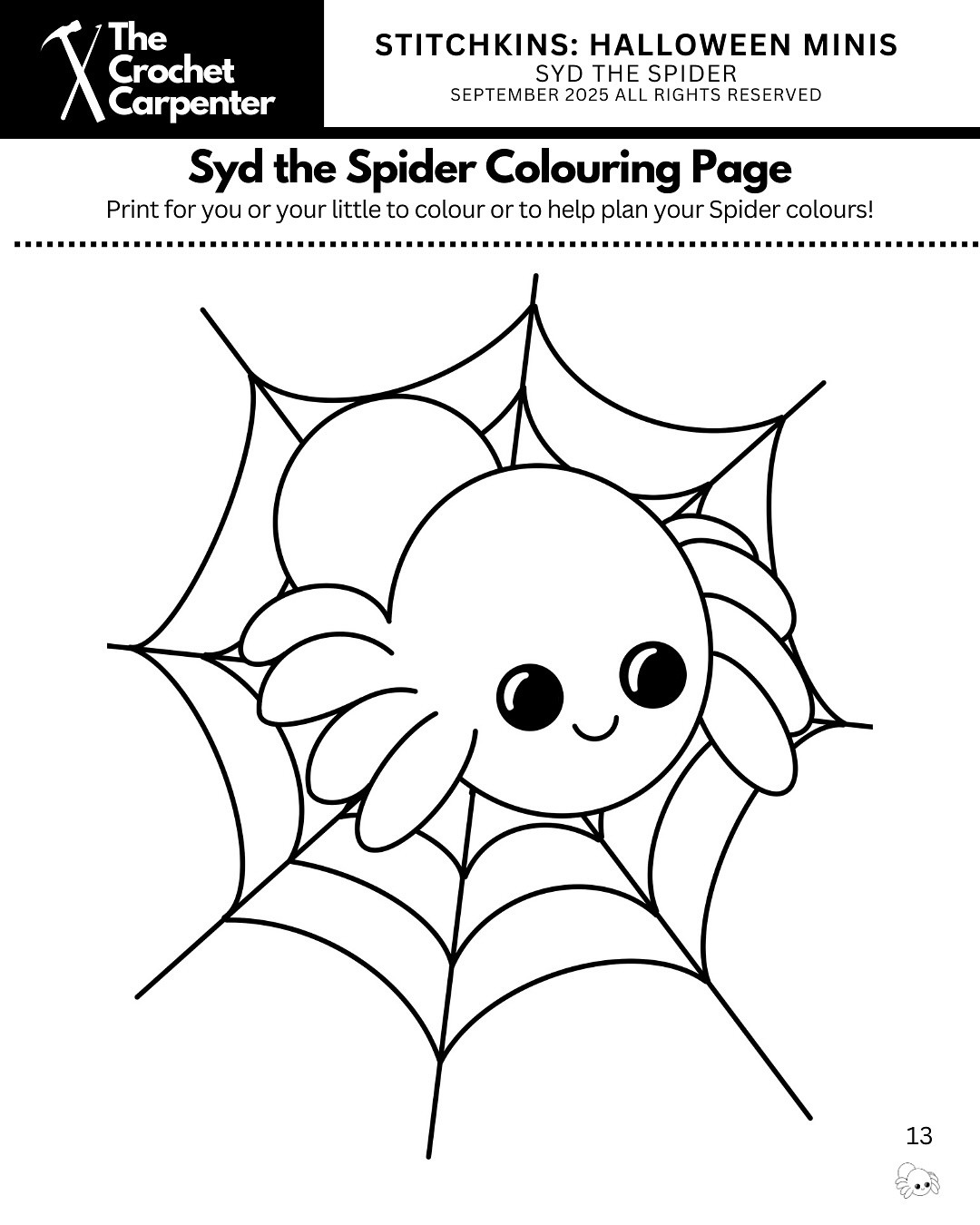 Cuddly Halloween Spider: Crochet Your Own Adorable Arachnid