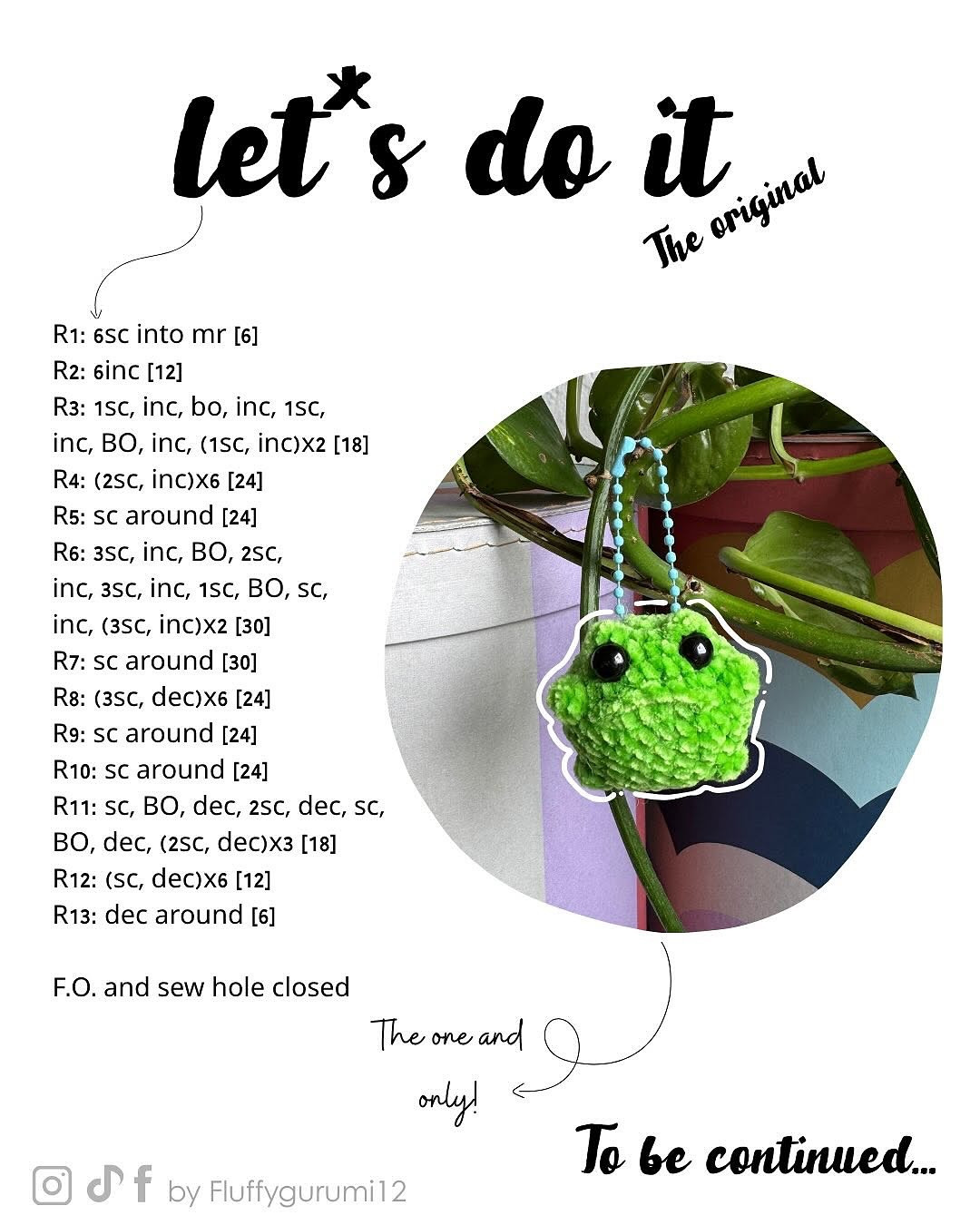 Cute and Magical Crochet Frog Pattern for Beginners