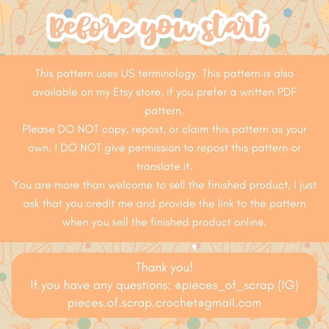 Cute Baby Root Veggies Crochet Pattern for Beginners