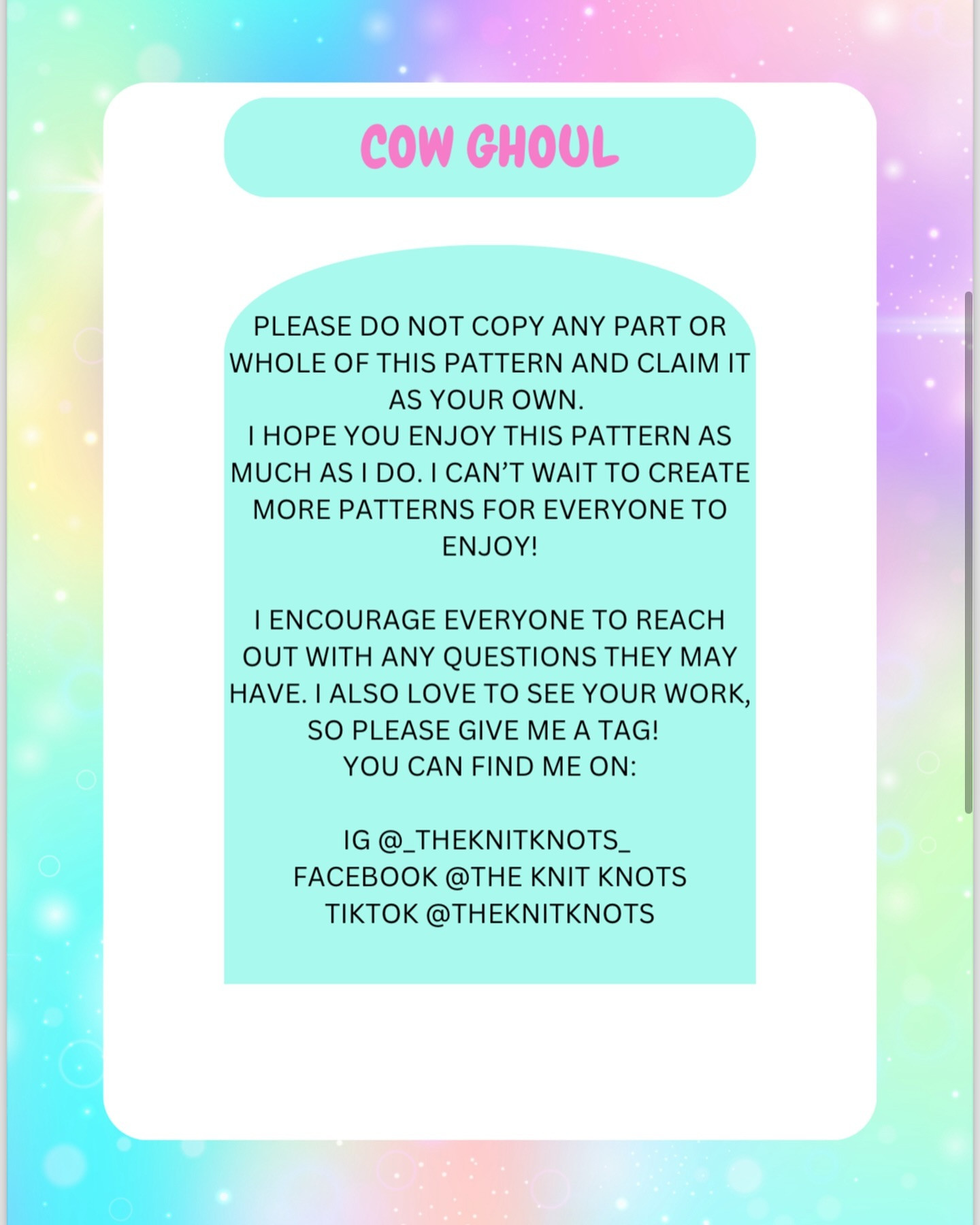 Cute Cow Ghoul Crochet Pattern for Halloween Crafting