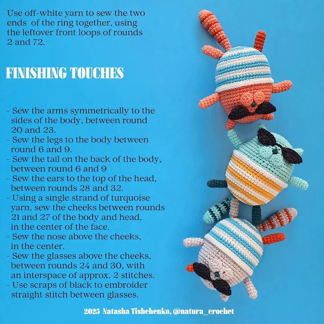 Cute Crochet Cat Pattern for Beginners: Bruce the Cat Amigurumi