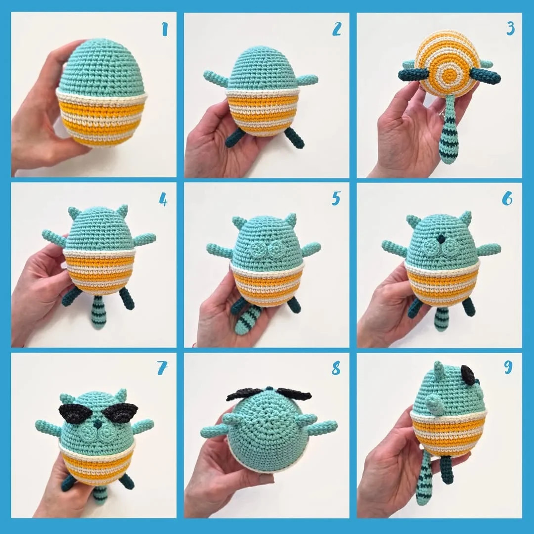 Cute Crochet Cat Pattern for Beginners: Bruce the Cat Amigurumi