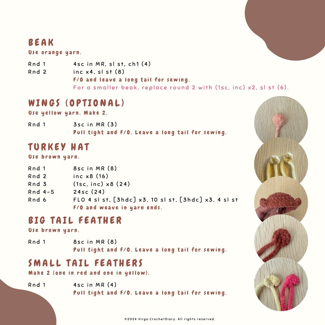 Cute Crochet Chick with Hat Free Pattern by virgo.crochetdiary