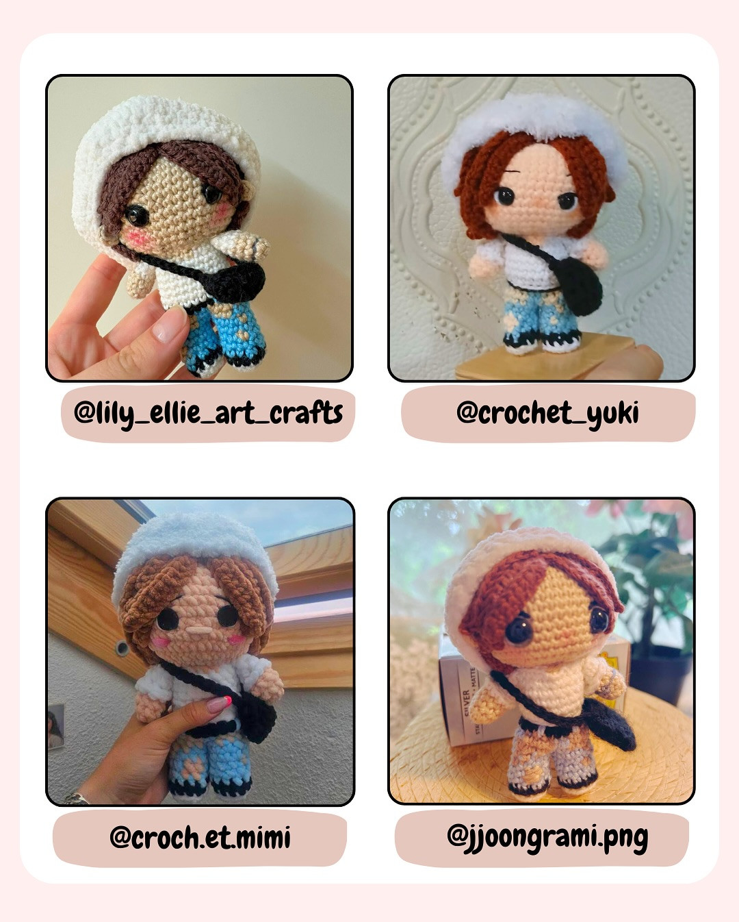 Cute Crochet Doll Pattern Inspired by Airport Fashion