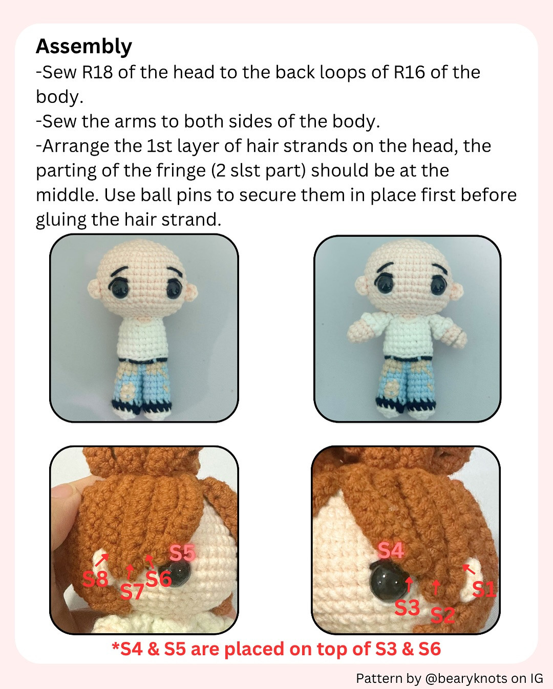 Cute Crochet Doll Pattern Inspired by Airport Fashion