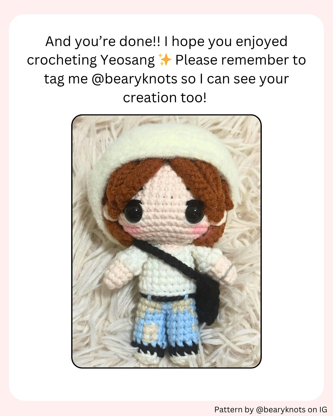 Cute Crochet Doll Pattern Inspired by Airport Fashion