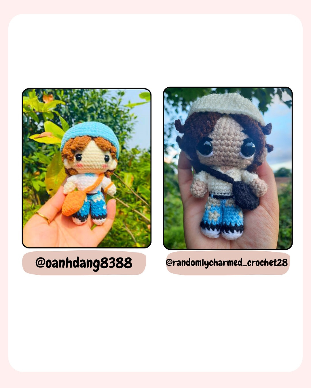 Cute Crochet Doll Pattern Inspired by Airport Fashion