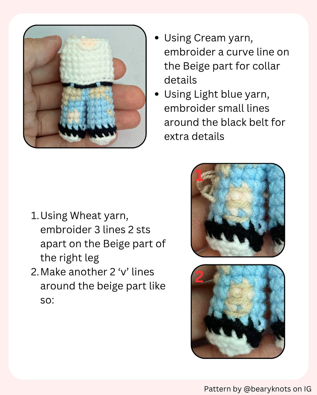 Cute Crochet Doll Pattern Inspired by Airport Fashion