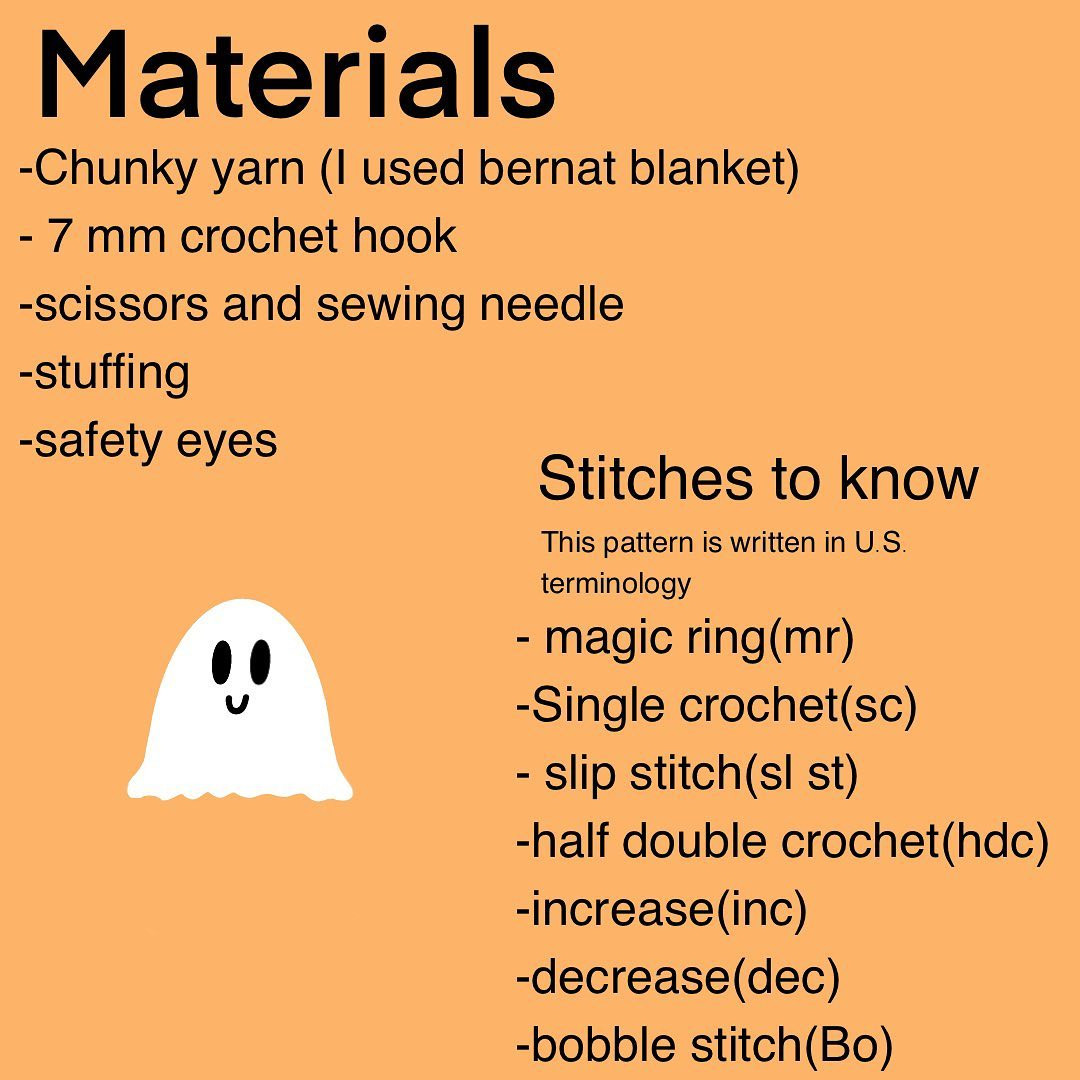 Cute Crochet Ghost Pattern for Beginners: Free and Easy