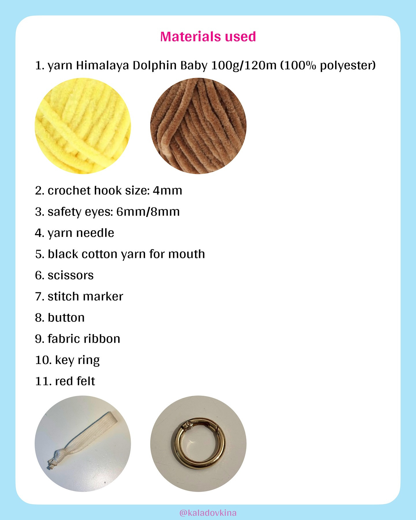 Cute Crochet Keychains Featuring Popular Cartoon Characters and Fruits