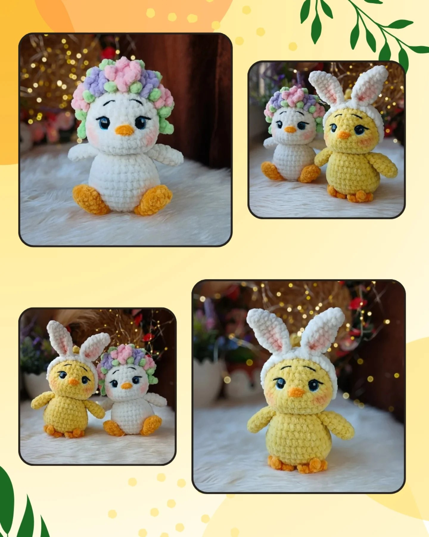 Cute Crochet Patterns for Springtime Birds