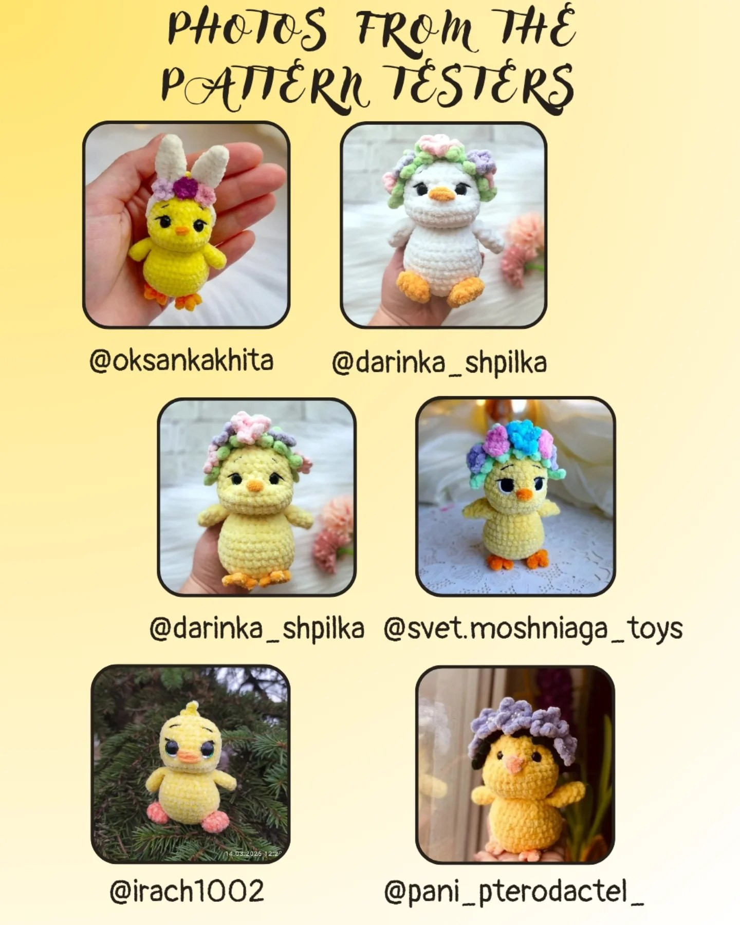 Cute Crochet Patterns for Springtime Birds