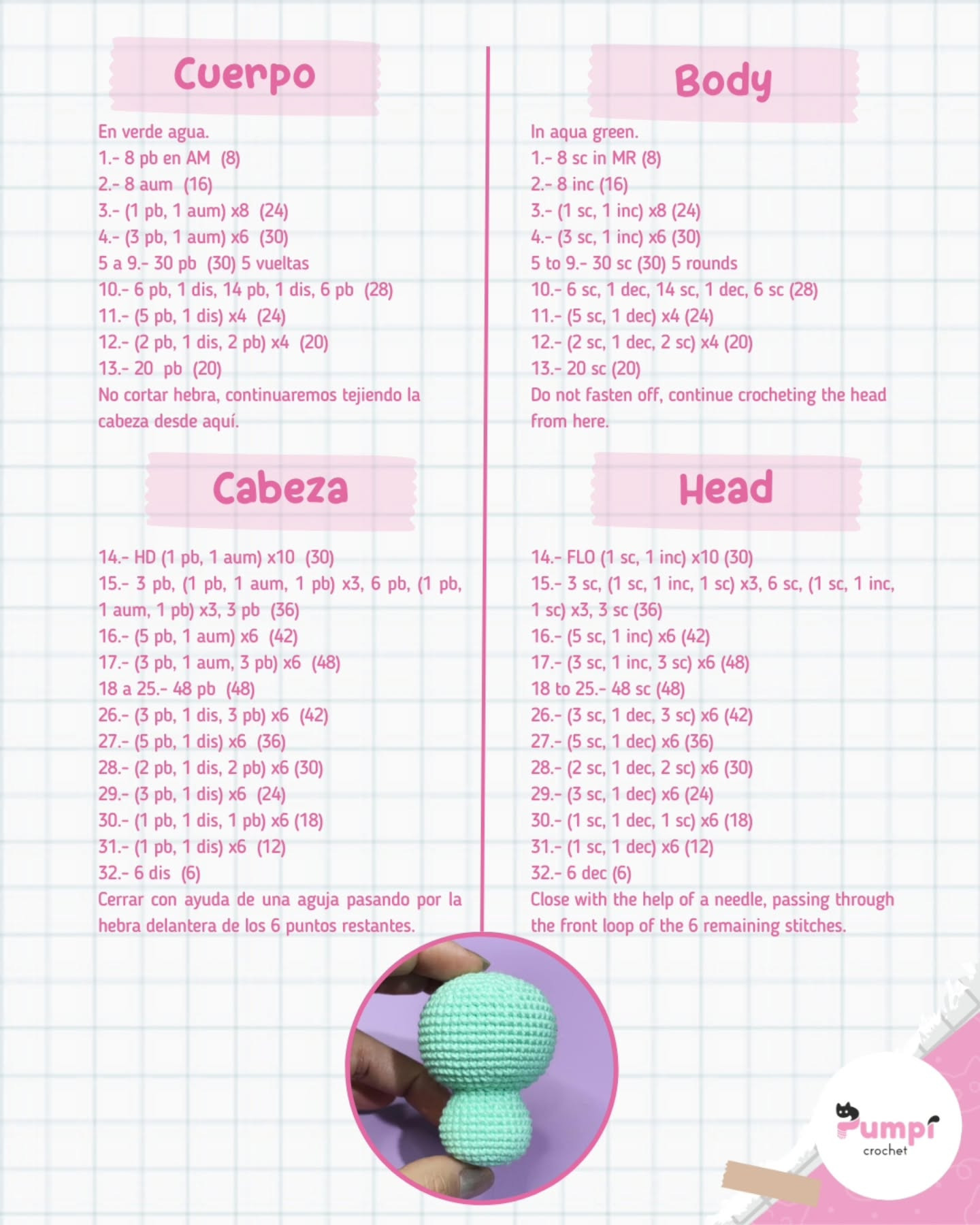 Cute Crochet Skrump Amigurumi Pattern Free to Download