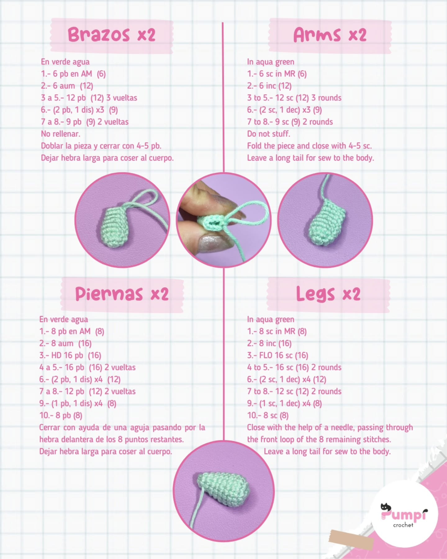 Cute Crochet Skrump Amigurumi Pattern Free to Download