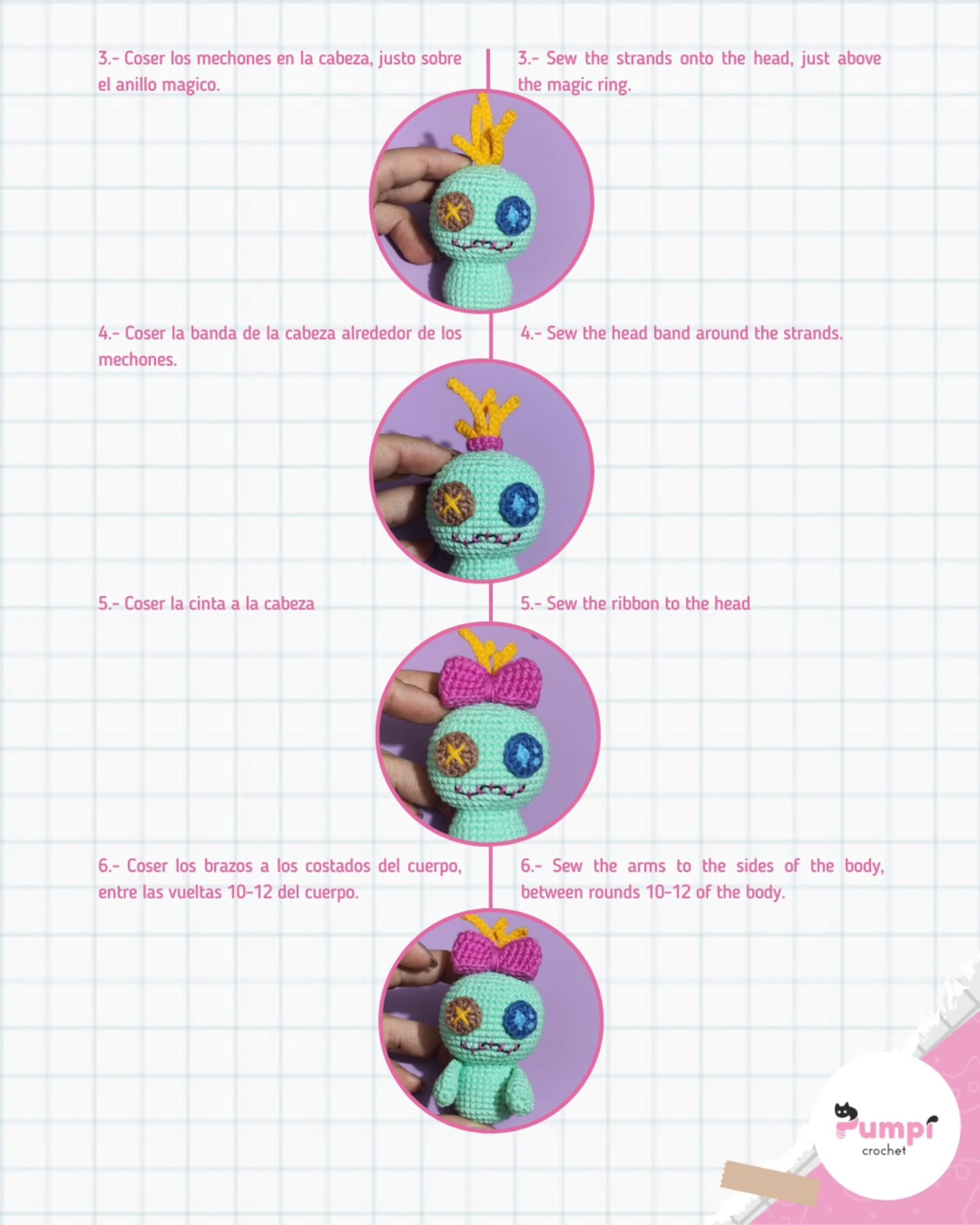 Cute Crochet Skrump Amigurumi Pattern Free to Download