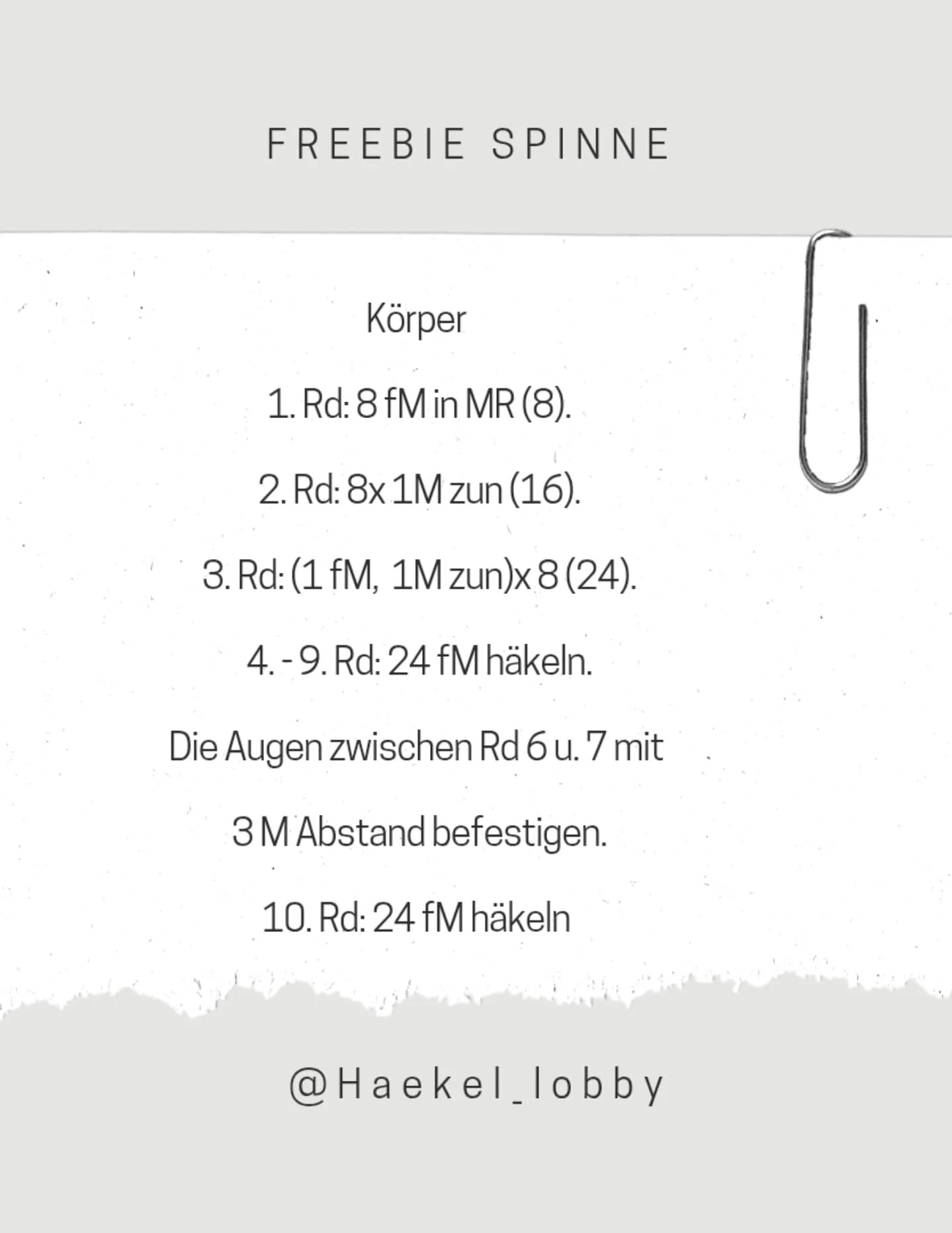 Cute Crochet Spider Amigurumi Pattern for Beginners