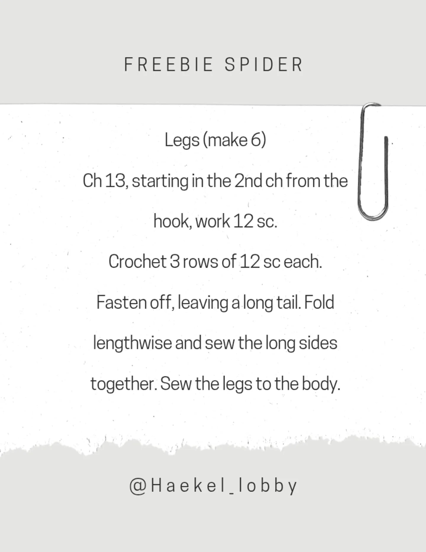 Cute Crochet Spider Amigurumi Pattern for Beginners