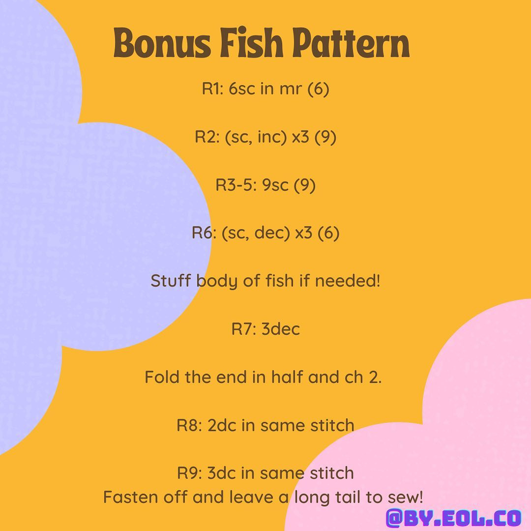 Cute Crochet Stingray Pattern: DIY Your Own Plush Toy