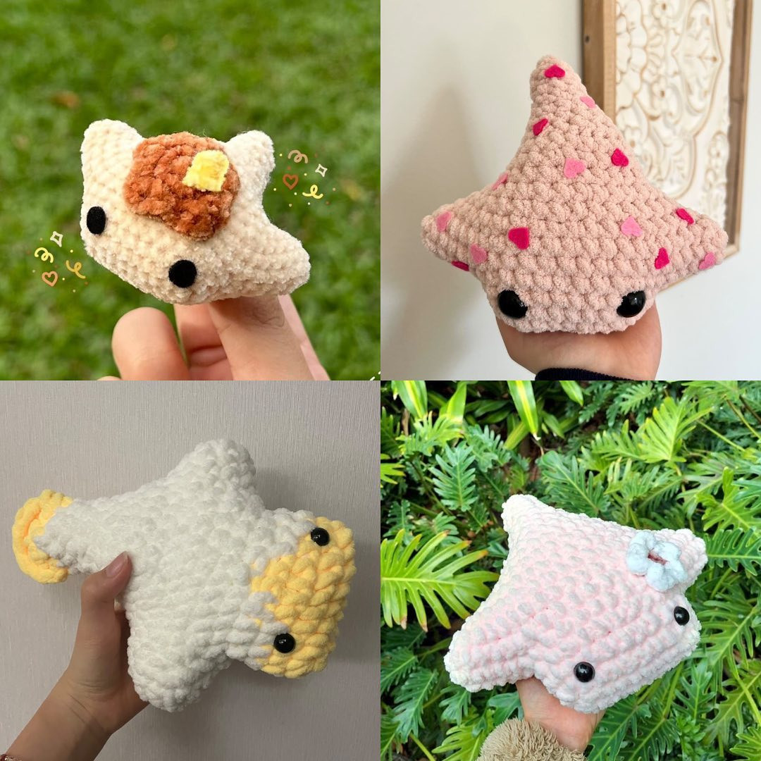 Cute Crochet Stingray Pattern: DIY Your Own Plush Toy