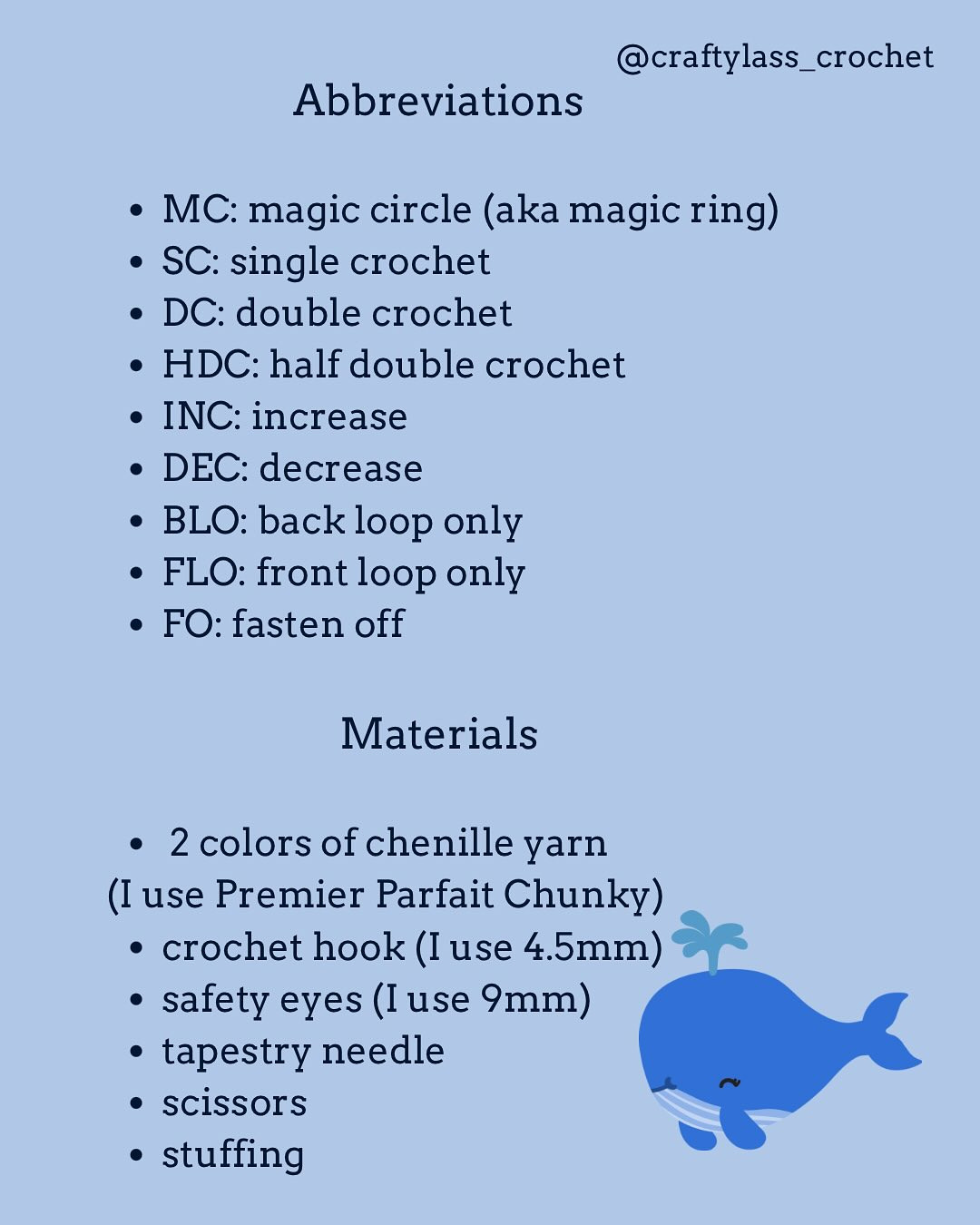 Cute Crochet Whales: Free Pattern for Beginners