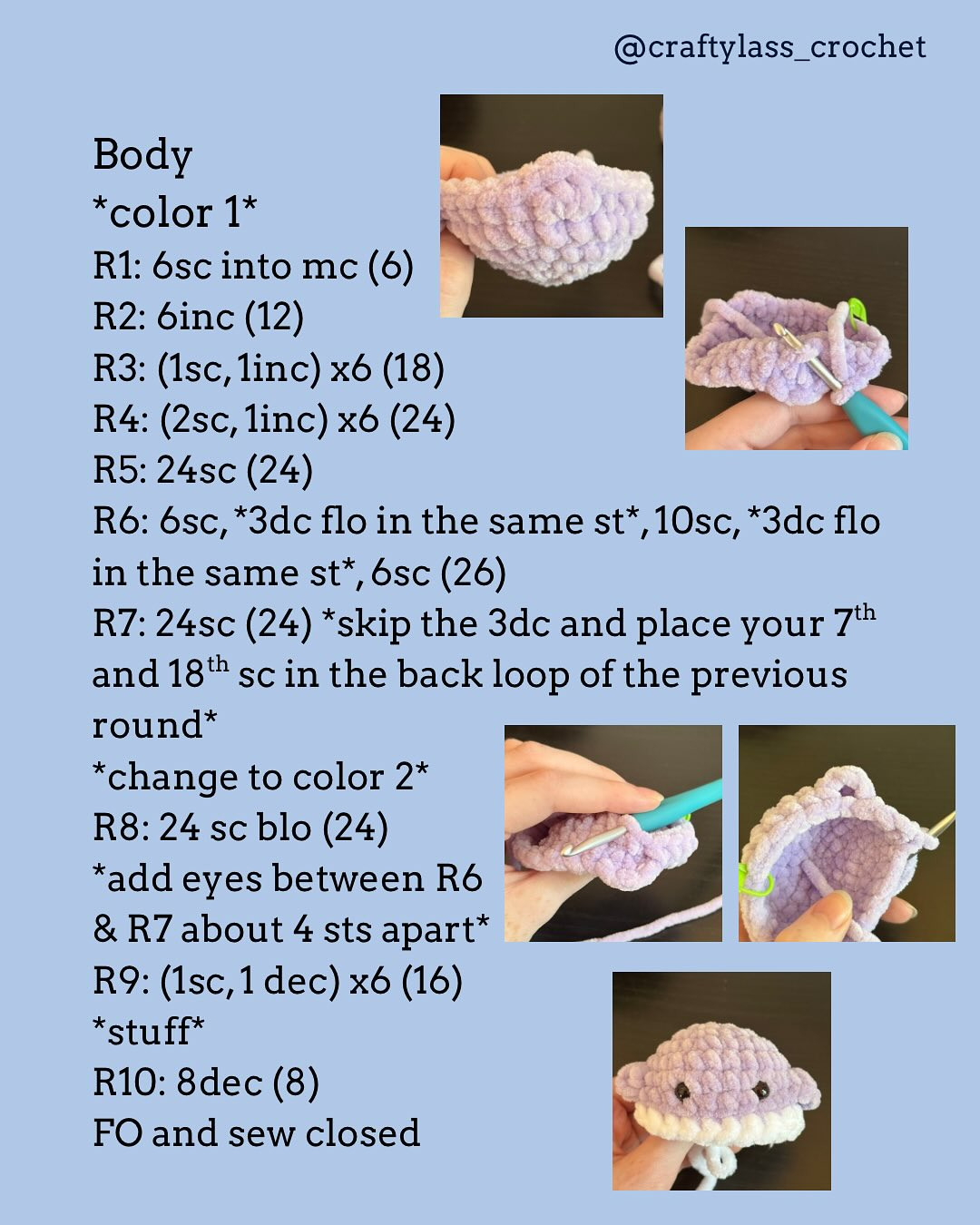 Cute Crochet Whales: Free Pattern for Beginners