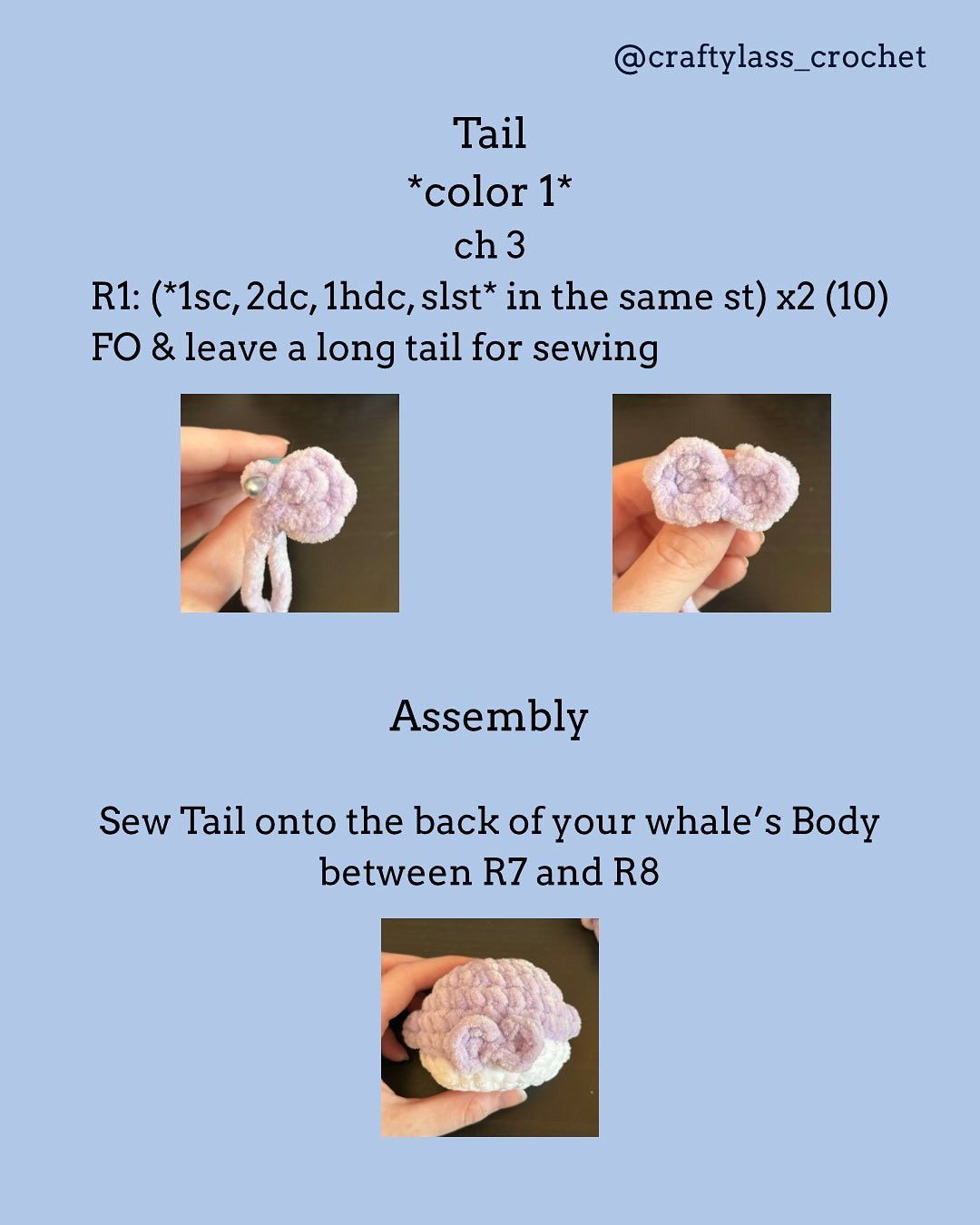 Cute Crochet Whales: Free Pattern for Beginners