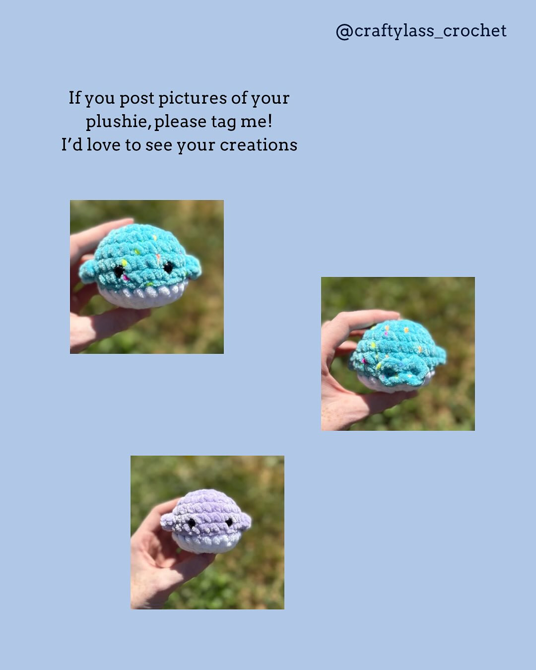 Cute Crochet Whales: Free Pattern for Beginners