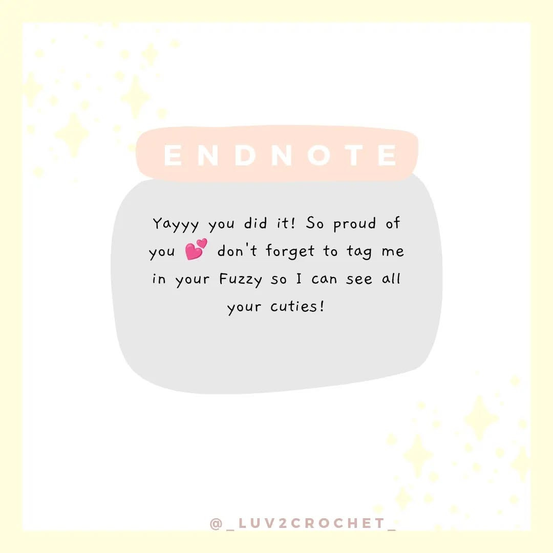 Cute Fuzzy Amigurumi Free Crochet Pattern