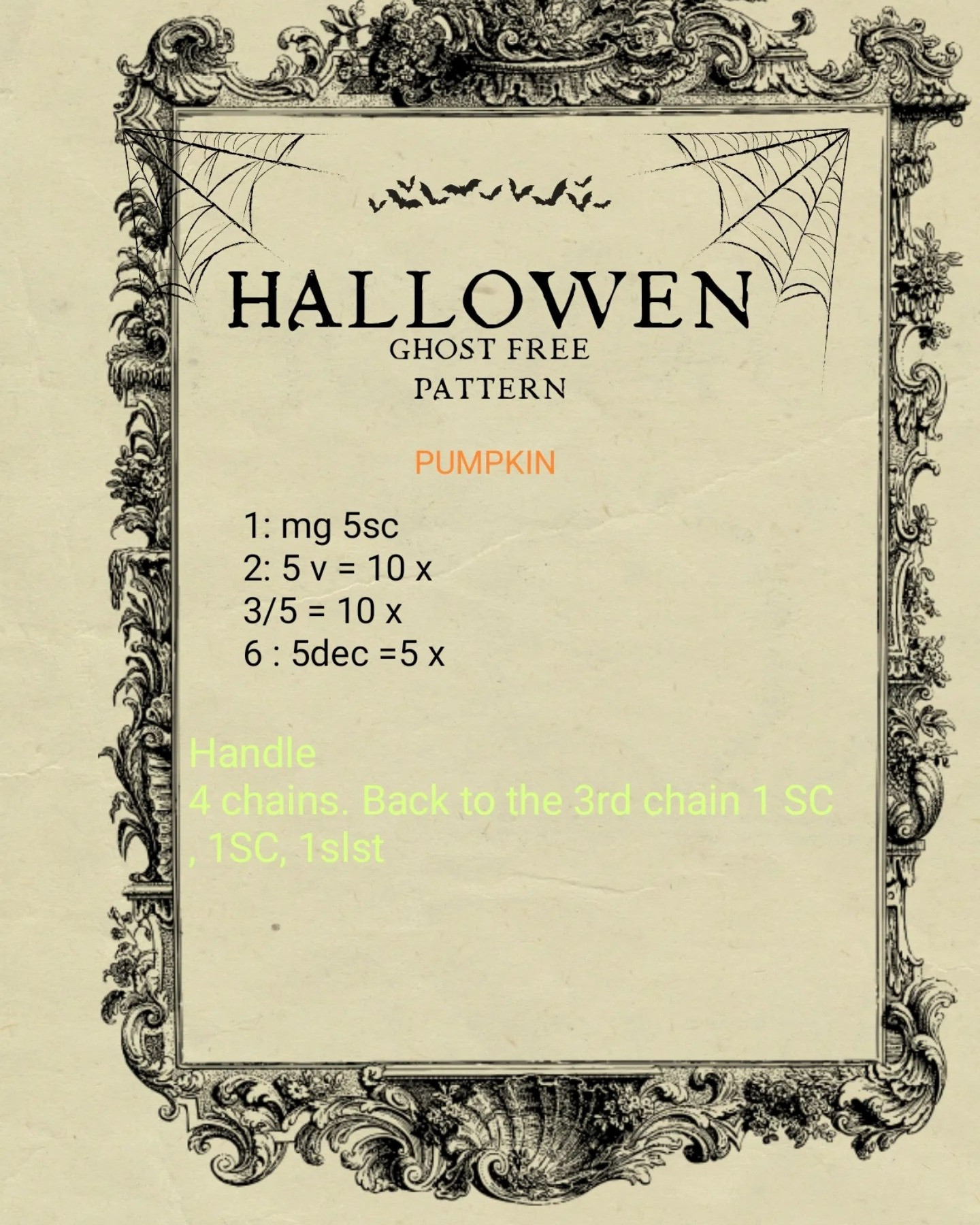 Cute Halloween Ghost Crochet Pattern for Beginners