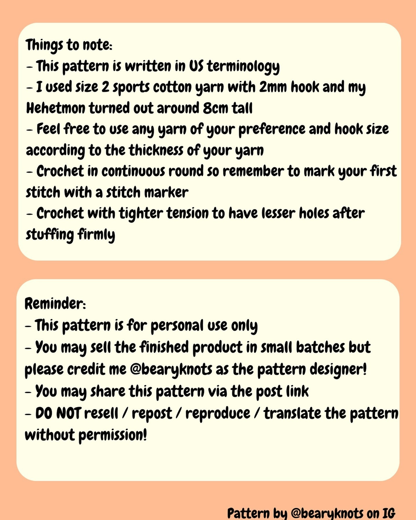 Cute Hehetmon Amigurumi Crochet Pattern for Beginners