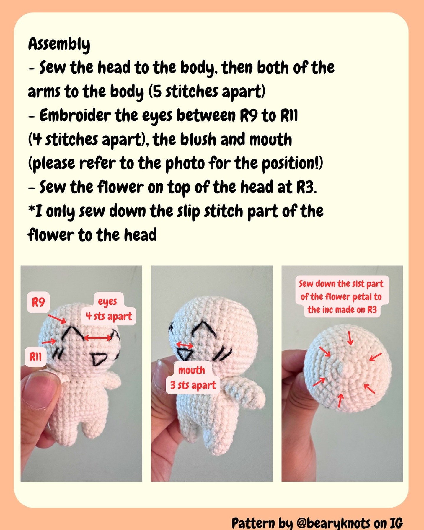 Cute Hehetmon Amigurumi Crochet Pattern for Beginners