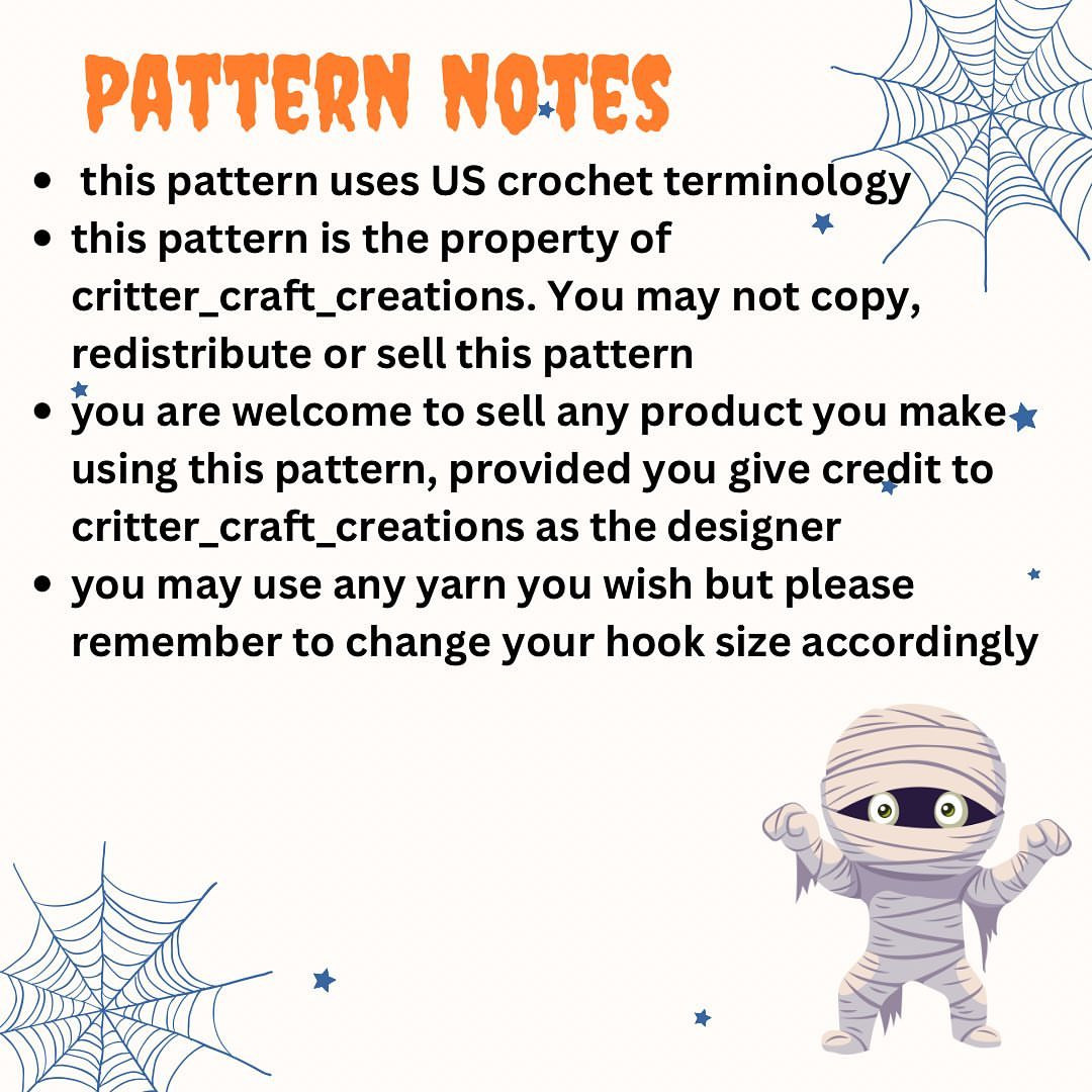 Cute Mummy Crochet Patterns for Halloween Fun