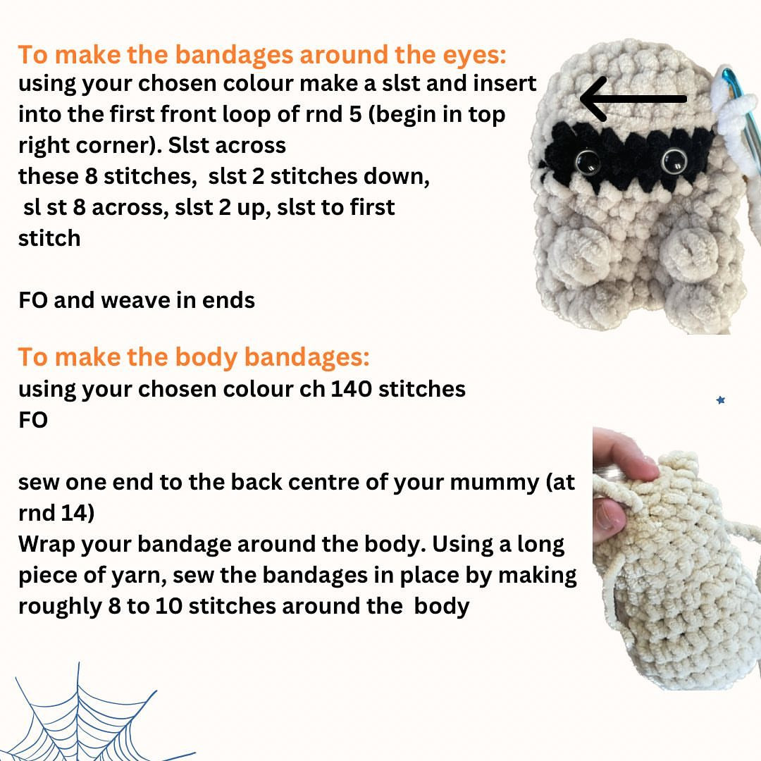 Cute Mummy Crochet Patterns for Halloween Fun