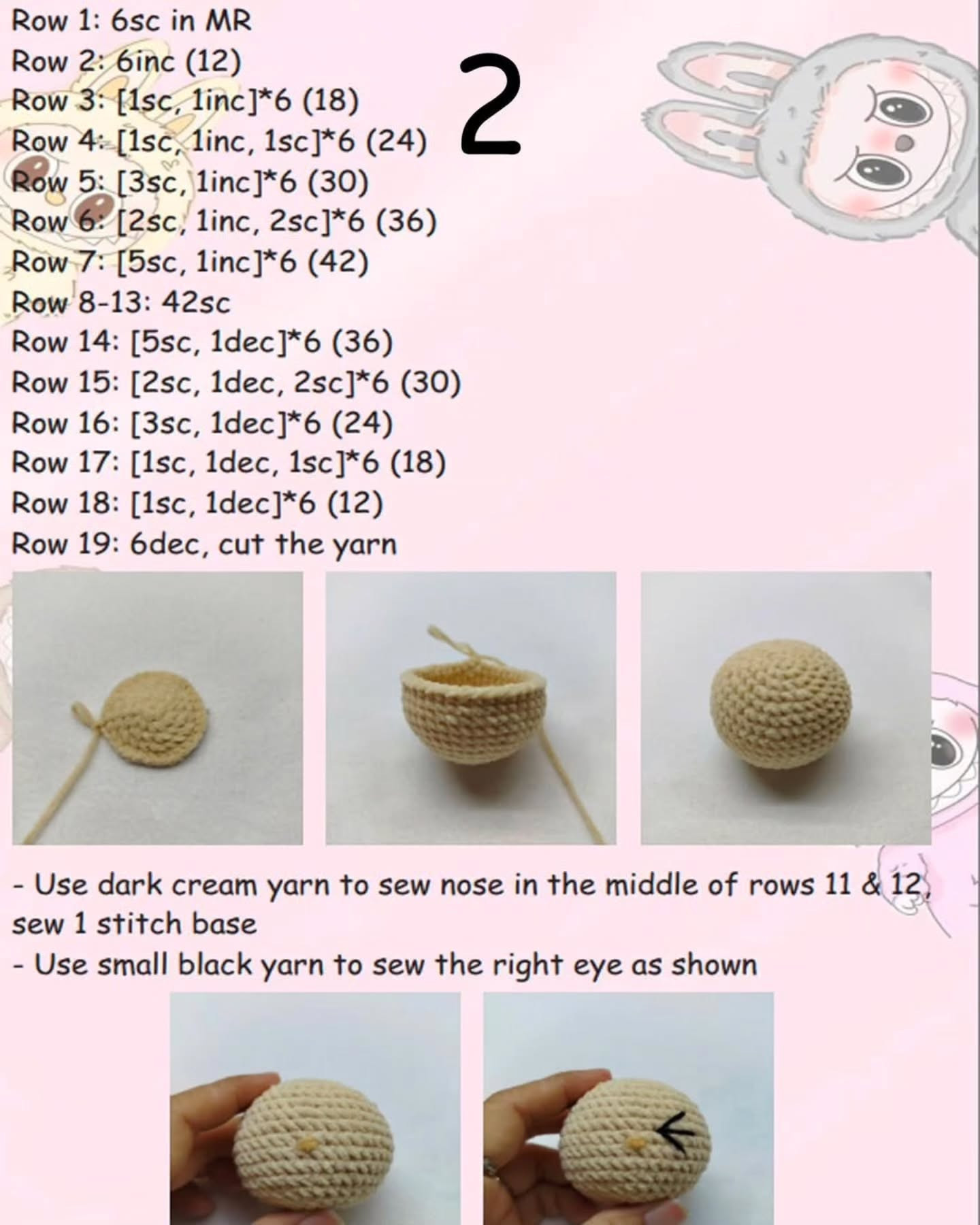 Cute Skeleton Bunny Amigurumi Crochet Pattern Free Download