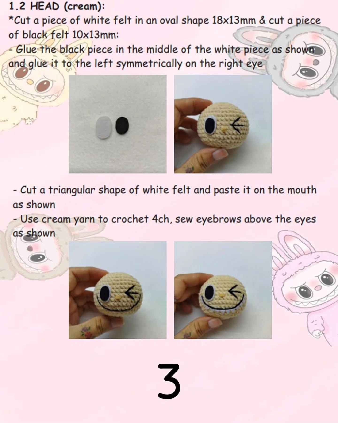 Cute Skeleton Bunny Amigurumi Crochet Pattern Free Download